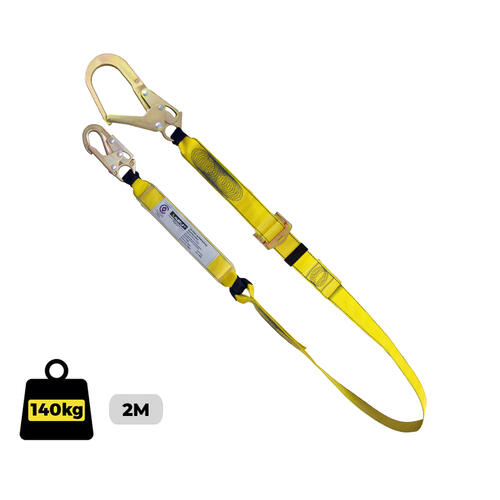 Lanyard Single Adjustable with Scaffold/Snap Hook Complies AS1891.5 ...