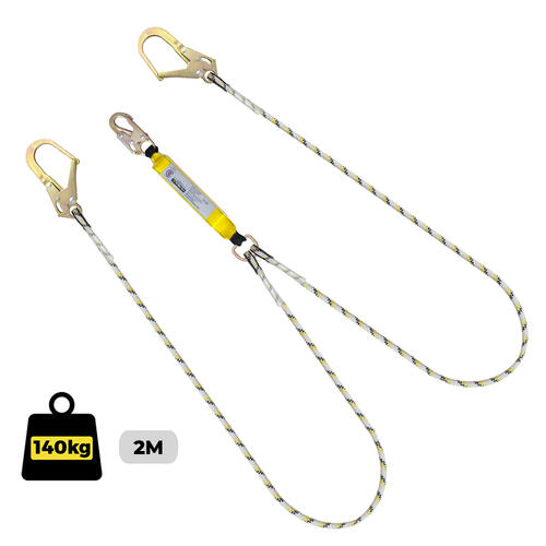 Kernmantle Rope Sharp Edge Double D/A Snap & Scaffold Hook AS