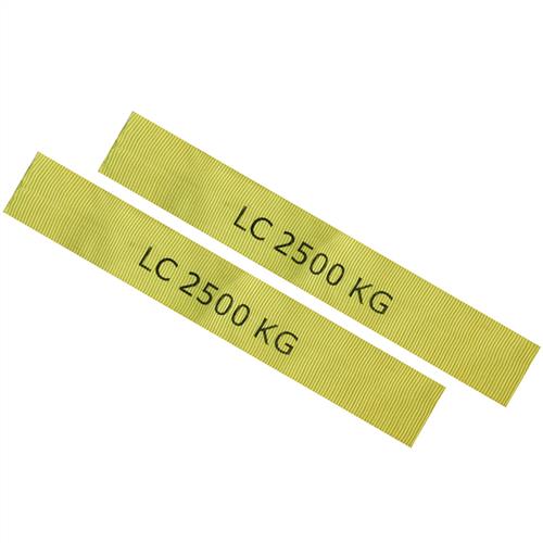 Protecting Yellow Sleeves for 300MM x50MMM for RTD per pair ( Marked with  LC 2500kg)