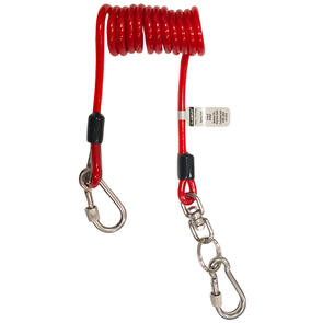 Spring Tool Lanyard with Snap hook on both end