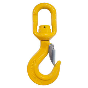 G80 Swivel Hook with Safety Catch Ball Bearing Type SS