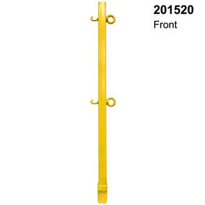 Truck Safety Pole Zinc plated and powder Coated