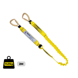 Lanyard Single Elasticated with Triple Action Hooks Complies AS1891.5
