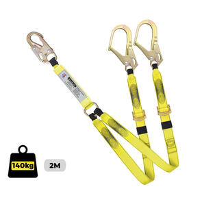 Lanyard Double Adjustable Snap/Scaffold Hook Complies to AS 1891.5