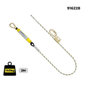 Kernmantle Rope Single Adjust Sharp Edge with T/A Snap Hook AS 1891.5