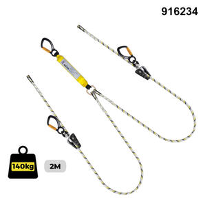 Kernmantle Rope Sharp Edge Double Adjust Aluminum T/A Snap Hooks