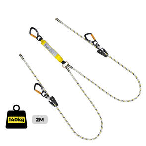 Kernmantle Rope Sharp Edge Double Adjust Aluminum T/A Snap Hooks