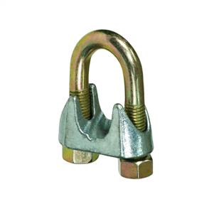 Wire Rope Grip Commercial Zinc Plated
