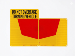 Sign DO NOT OVER TAKE CLASS 400