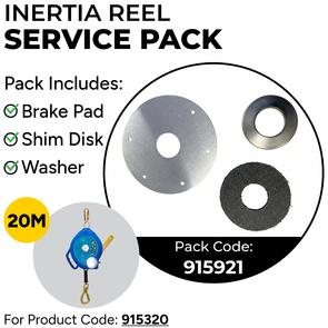 Inertia Reel Service Pack washer,shim disk and brake pad