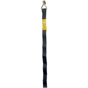 Tautliner Strap Black with Double J Hook 44mmx850mm LC 1000KG