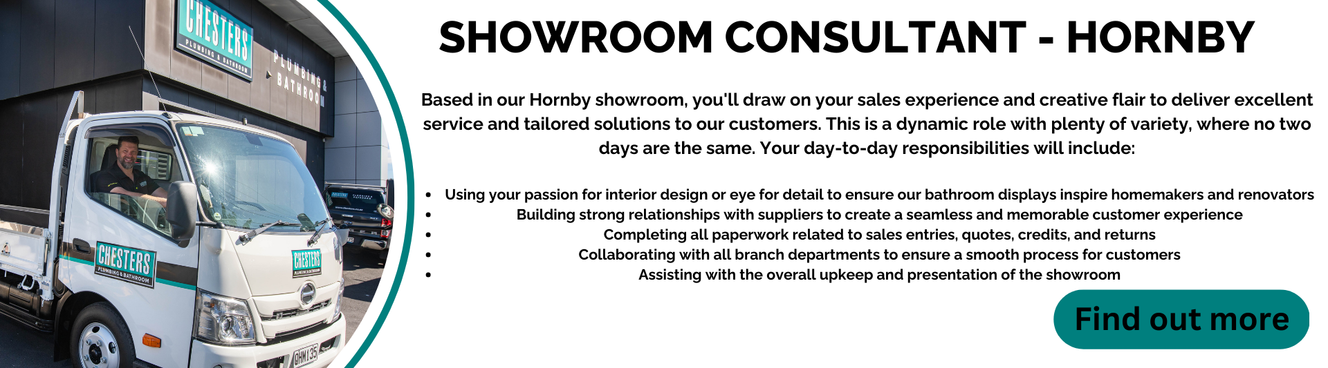 Showroom Consultant - Hornby