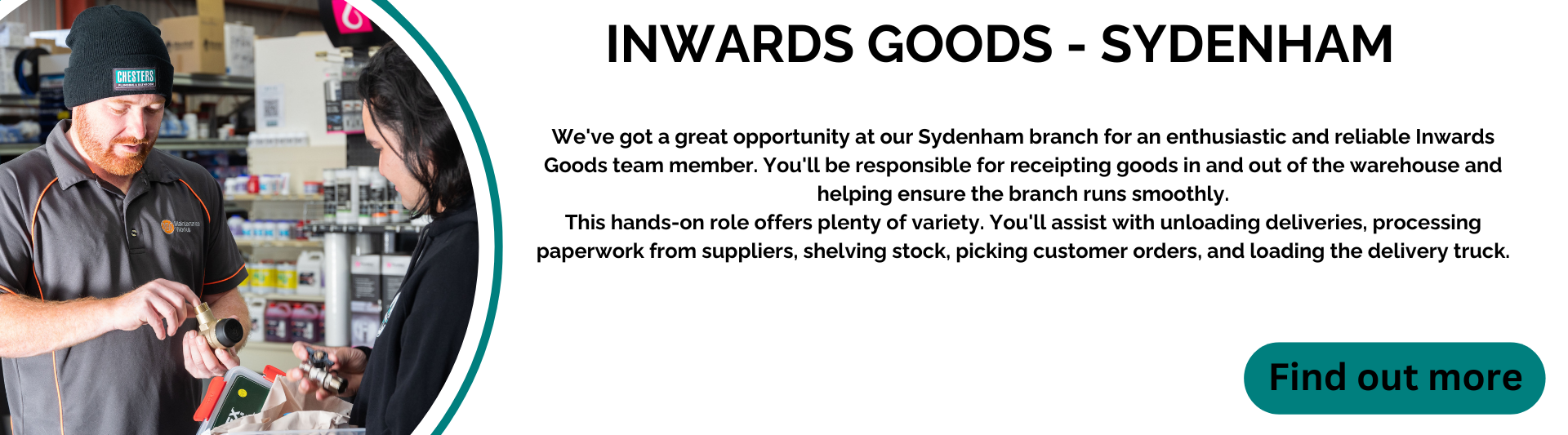 Inwards Goods Sydenham