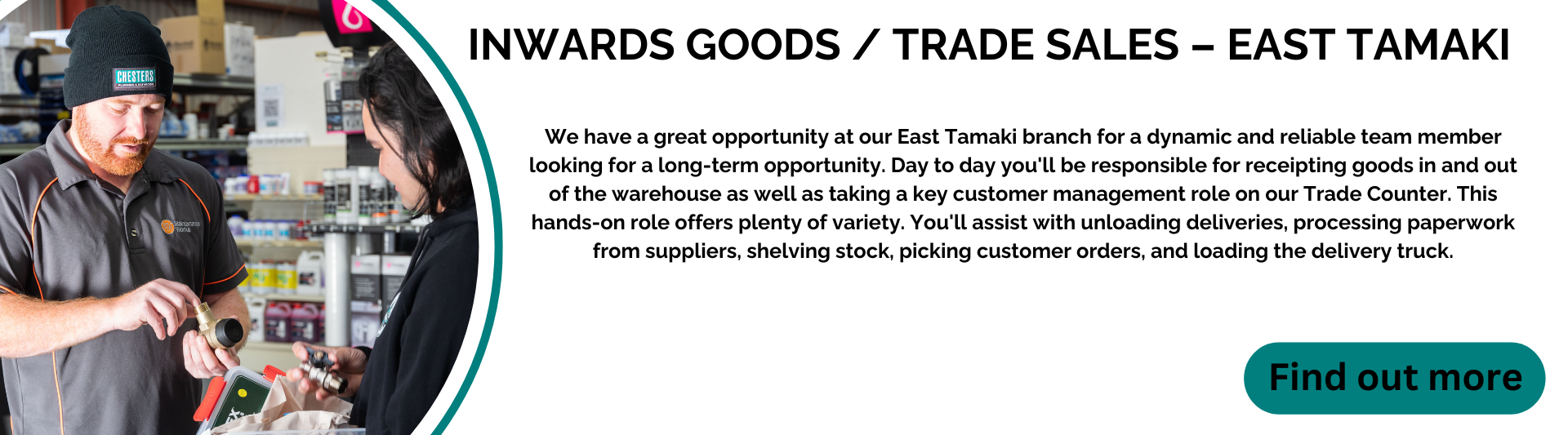 East Tamaki Inwards/Trade Sales