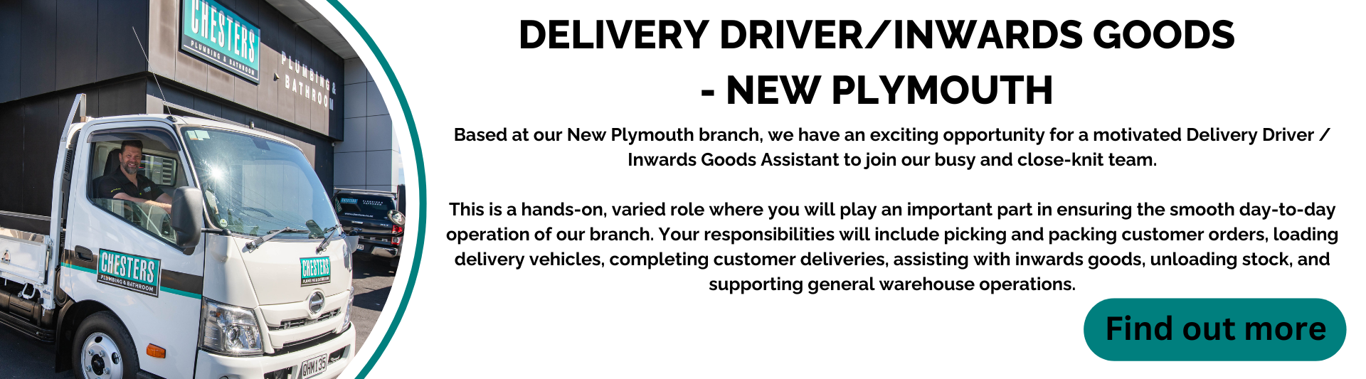 Delivery Driver/Inwards Goods - New Plymouth