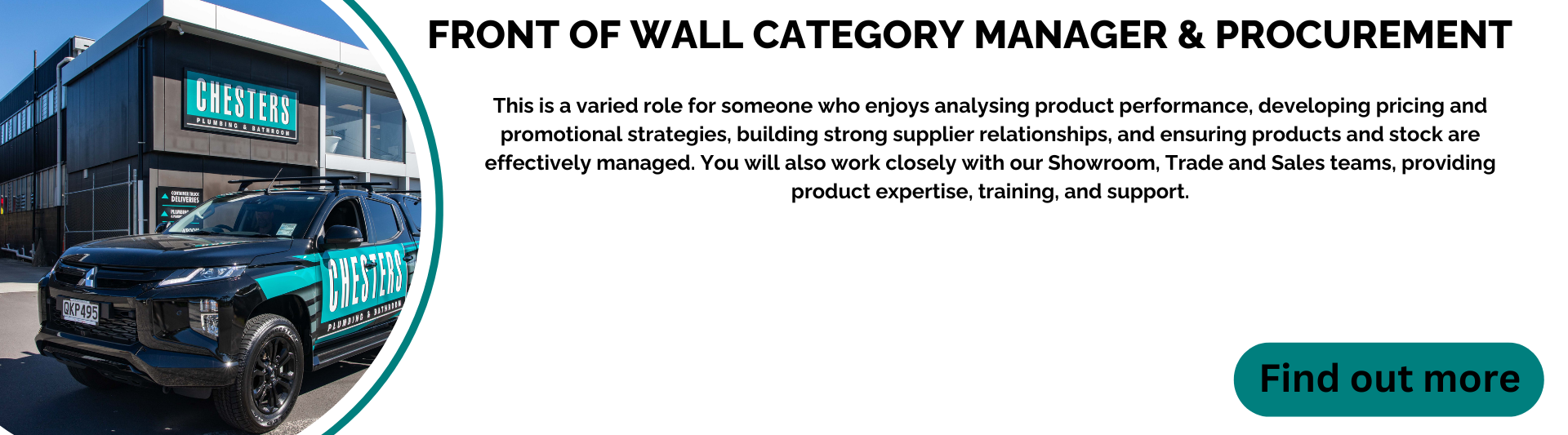 Front of Wall Category Manager & Procurement