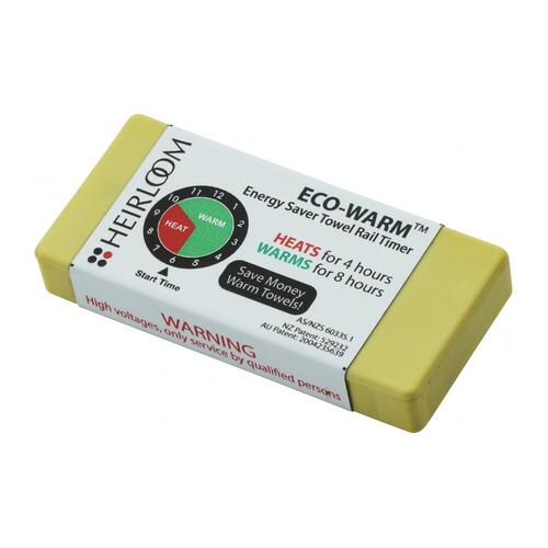 Heirloom Heated Towel Rail Timer Eco Warm