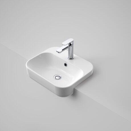 Caroma Luna Semi Recessed Basin 1TH, 450x380mm
