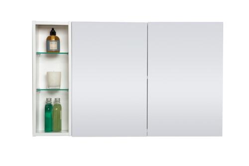 St Michel Tessa Mirror Cabinet 2 Door LH Storage