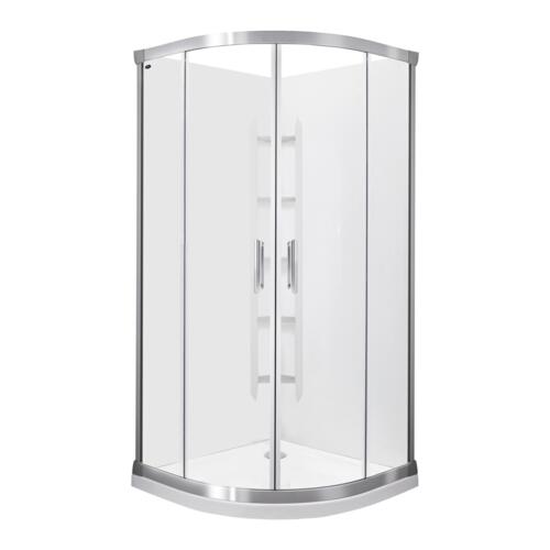 Englefield Topaz II Round Sliding Shower Corner 1000x1000mm