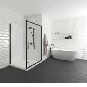 Elementi Evolve 2 Sided Shower Right Hand Flat Wall Centre Waste