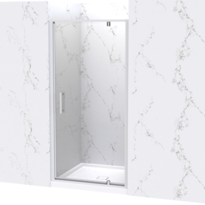 Athena Amara Alcove Tiled Shower Centre Waste White, 1000x1000mm