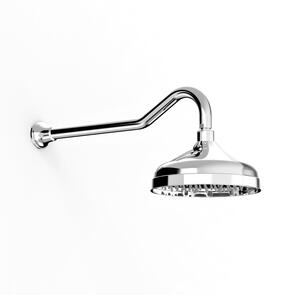 Faucet Strommen Cascade Overhead Shower with Wall Arm Swan Neck