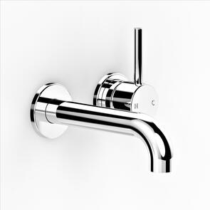 Faucet Strommen Pegasi Basin Mixer Wall Mounted Complete Chrome, 150mm