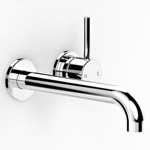 Faucet Strommen Pegasi Basin Mixer Wall Mounted Complete Chrome, 200mm
