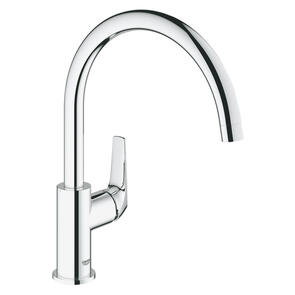 Grohe Bauflow Kitchen Mixer Gooseneck