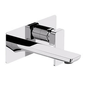 Elementi Neo Basin Mixer Wall Mounted with Faceplate