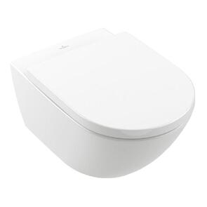 Villeroy & Boch Subway 3.0 Wall Hung Inwall Toilet Suite Soft Close Seat E200 Push Panel White