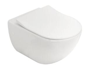 Villeroy & Boch Subway 3.0 Wall Hung Inwall Toilet Suite Slim Seat E200 Push Panel White