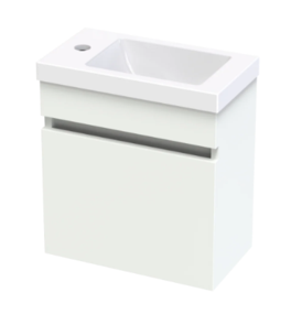 Clearlite Pacific Rise Vanity Wall Hung 1 Door Left Hinge