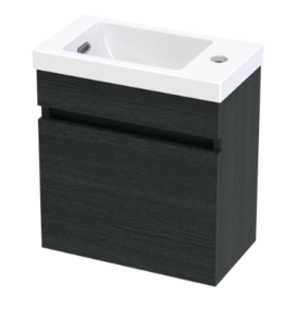 Clearlite Pacific Rise Vanity Wall Hung 1 Door Right Hinge