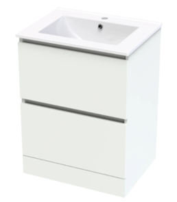 Clearlite Pacific Rise Vanity Floor Standing Double Drawer