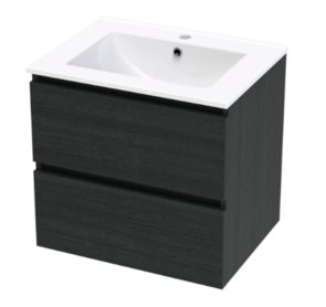 Clearlite Pacific Rise Vanity Wall Hung Double Drawer
