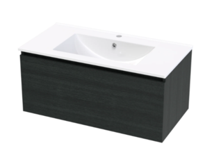 Clearlite Pacific Rise Vanity Wall Hung Single Drawer