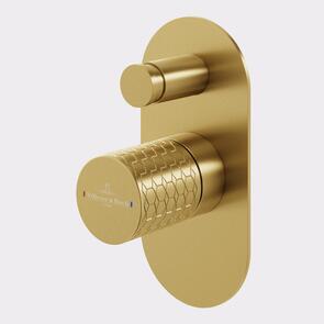Villeroy & Boch Luxx Diverter Mixer Brushed Gold