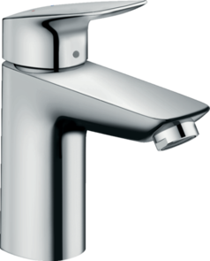 Hansgrohe Logis Basin Mixer 100 with Push-Open Waste