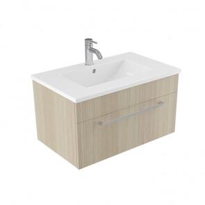 Sicuro Vanity Wall Hung 1 Drawer with Vitreous China Top, 750mm