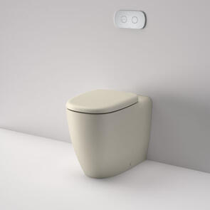 Caroma Contura II Wall Faced Cleanflush Invisi II Toilet Suite REQUIRES BUTTONS