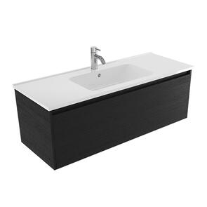 Elementi Novara Vanity Wall Hung 1 Drawer with Polymarble Top, 1200mm