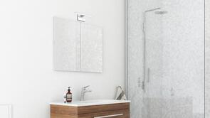 St Michel Tessa Mirror Cabinet 2 Door