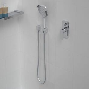 Caroma Luna Shower Handpiece and Hose with Wall Outlet Bracket 3 Function