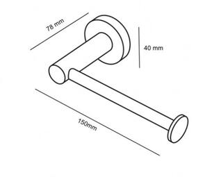 Heirloom Aura Toilet Roll Holder