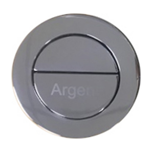 Argent Button and Bezel Set Dual Flush