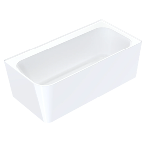 Athena Contro Bath Back to Wall Corner Right with Upstand