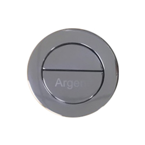 Argent Button and Bezel Set Dual Flush
