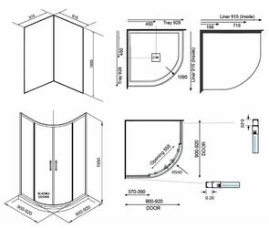 Elementi Evolve Shower Round Sliding Flat Wall Centre Waste